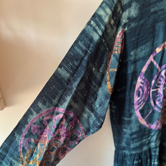 Hilltribe Designs Flowy Abstract Jumpsuit S (Fits s-m depending on desired fit) - Picture 6 of 14